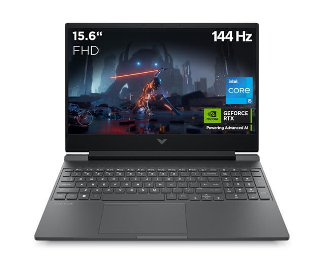 HP Victus Gaming Laptop, 15.6 Zoll FHD Display 144Hz, Intel Core i5-13420H, 16 GB DDR4 RAM, 512 SSD, NVIDIA GeForce RTX 3050 6GB VRAM, QWERTZ, Windows 11, Schwarz Intel Core i5-13420H + NVIDIA GeForce RTX 3050 6GB VRAM
