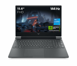 HP Victus Gaming Laptop, 15.6 Zoll FHD Display 144Hz, Intel Core i5-13420H, 16 GB DDR4 RAM, 512 SSD, NVIDIA GeForce RTX 3050 6GB VRAM, QWERTZ, Windows 11, Schwarz Intel Core i5-13420H + NVIDIA GeForce RTX 3050 6GB VRAM