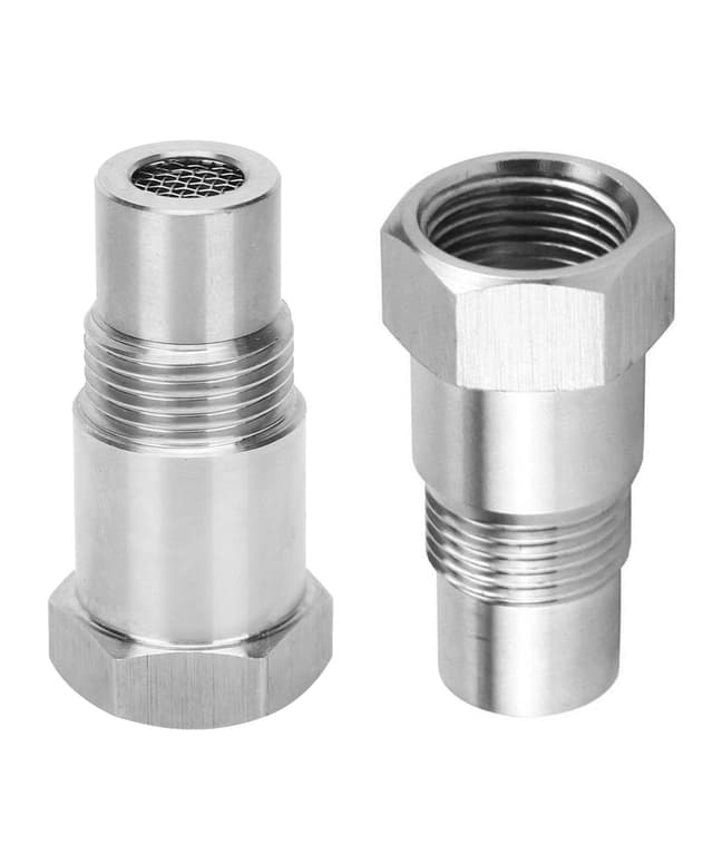 Flaconi Auto Sauerstoffsensor Adapter,Lambdasonde Adapter,Oxygen Sensor Extender,Oxygen Sensor,Sauerstoffsensor Adapter M18,die Meisten Fahrzeuge mit M18 x 1,5-Löchern für Sauerstoffsensoren Passt