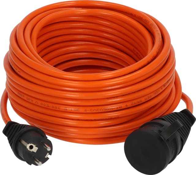 Brennenstuhl BREMAXX Verlängerungskabel (20m Kabel in orange, für den kurzfristigen Einsatz im Außenbereich IP44, Stromkabel einsetzbar bis -35 °C und UV-beständig, Made in Germany) orange Single
