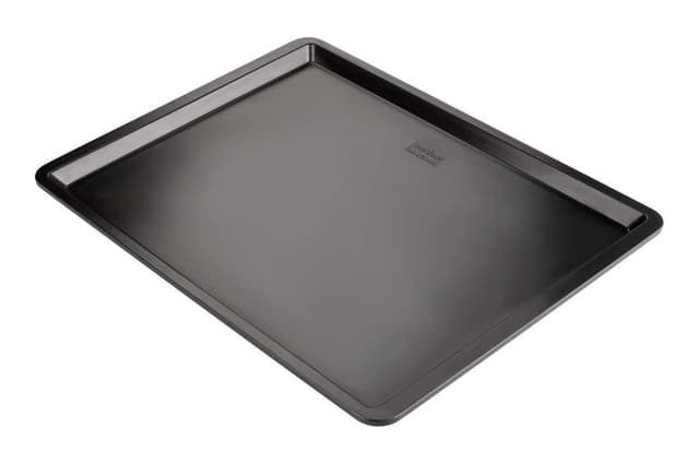 Zenker Black Metallic Back- und Plätzchenblech – Hitzebeständig bis 230°C, 420x320x15mm Schwarz 42 x 32 cm