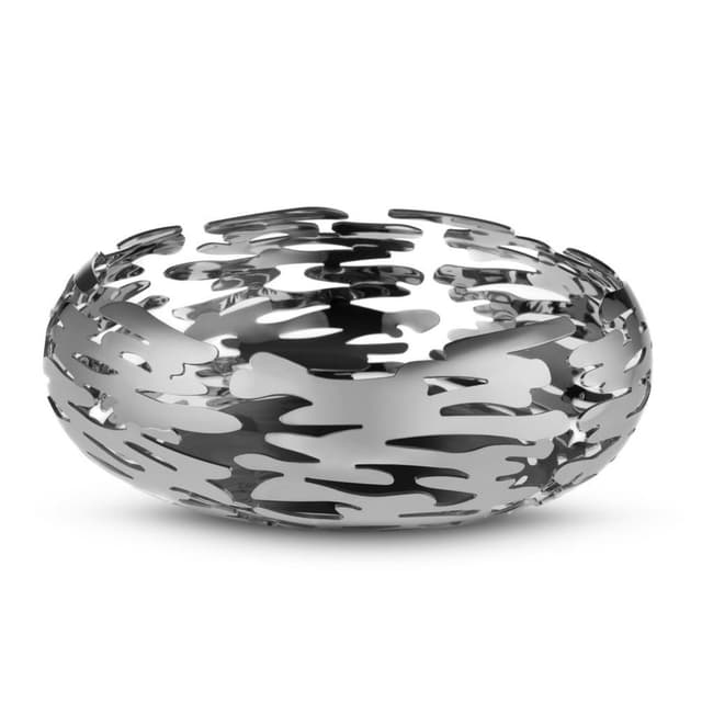 Alessi BM02 Barknest Schale,Edelstahl 18/10 glänzend poliert Silber Einheitsgröße Single