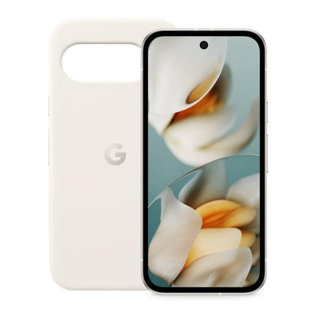 Google Pixel 9a: Android-Smartphone ohne SIM-Lock, mit KI-Kamera, 24 Stunden Akkulaufzeit und leistungsstarken Sicherheitsfunktionen – Porcelain, 128GB + Pixel 9a Case, Porcelain Mit Case Porcelain 128GB