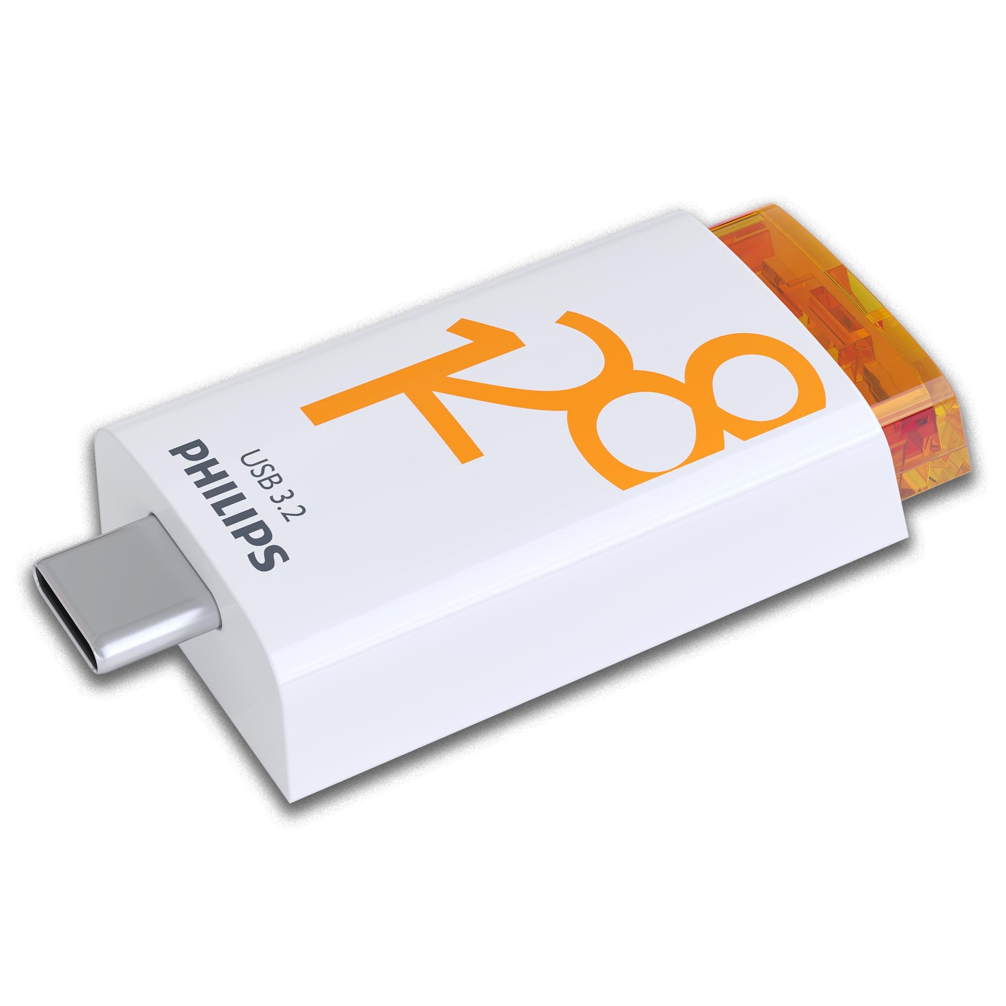 Philips Click Edition USB-C Anschluss USB 3.2 Gen 1 USB-Flash-Laufwerk USB-Stick 128 GB für PC, Laptop, Smartphone, Tablet mit USB-C-Anschluss, Lesegeschwindigkeit bis zu 120 MB/s