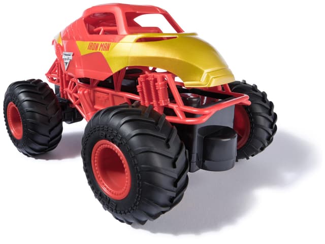 Monster Jam, Marvel Iron Man RC, Ferngesteuerter Truck im Iron Man Design, für drinnen und draußen, Maßstab 1:24, ab 4 Jahren