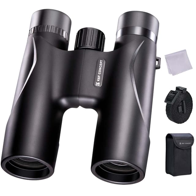 K&F Concept 12x32 Kompakt Fernglas Kinder Erwachsene, BAK4 Prism + FMC Broadband Green Film für Vogelbeobachtung, Outdoor-Abenteuer, Show und Konzert