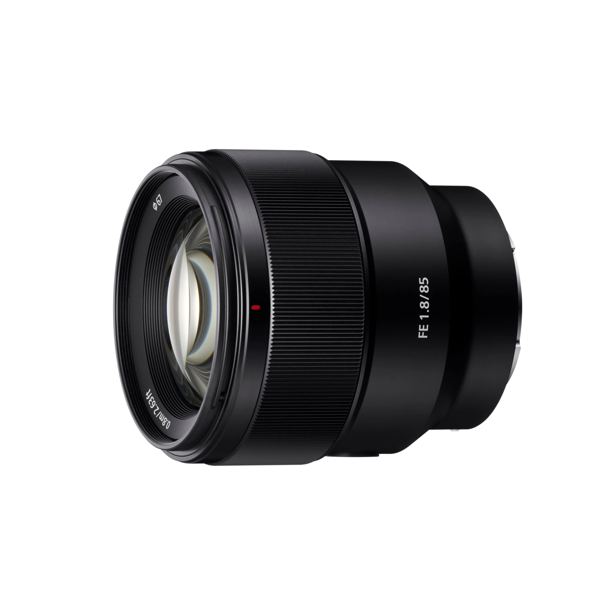 Sony SEL-85F18 Porträt Objektiv (Festbrennweite, 85 mm, F1.8, Vollformat, geeignet für A7, A6000, A5100, A5000 und Nex Serien, E-Mount) schwarz SEL85F18.SYX