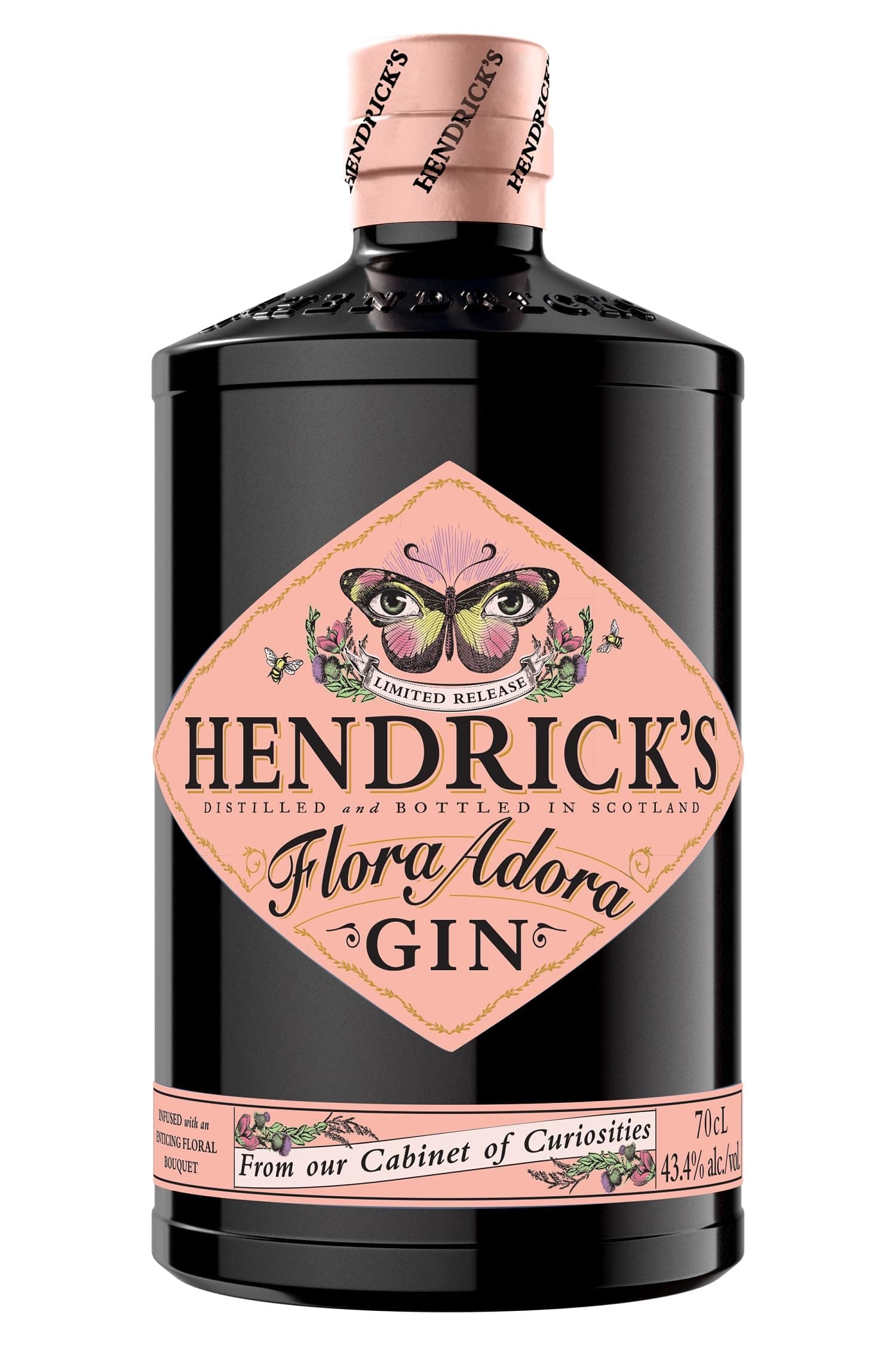 Hendrick's Flora Adora Gin, Limited Release, 70cl – mit verführerisch blumigen Aromen und frischer Kräuternote
