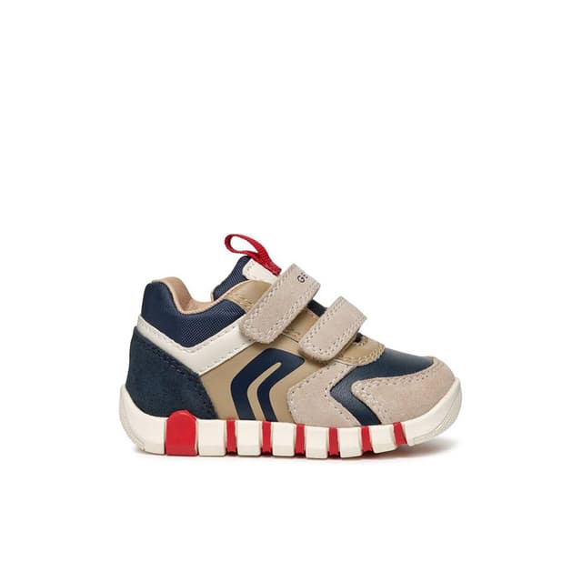 Geox Baby-Jungen B Iupidoo Boy D Sneaker 18 EU Beige