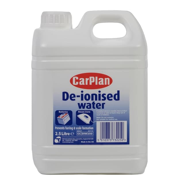 CarPlan DIW250 Demineralisiertes Wasser 2.5 l (1er Pack)