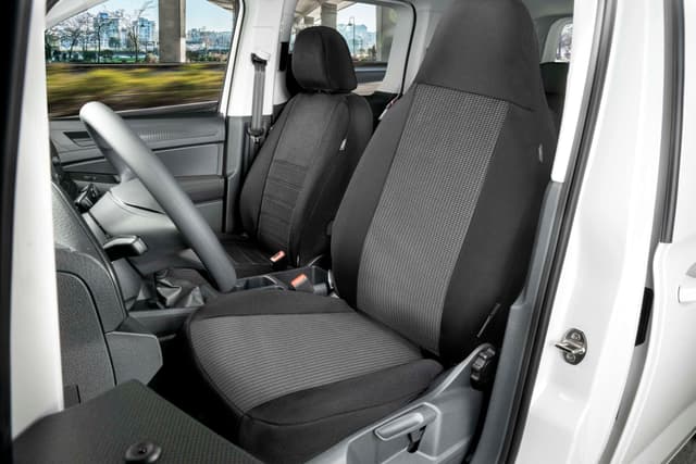 Walser Transporter Sitzbezüge Universalgröße, Autoschonbezug für 1 Einzelsitz (Pilotensitz), Auto Sitzbezüge aus Premium Jacquard, Einzelsitzbezug Transporter, Auto Sitzauflagen für Van 1 Einzelsitzbezug Pilotensitz
