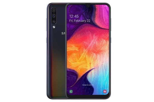 2019 Samsung Galaxy A50 Dual SIM 128GB - Schwarz (Generalüberholt) Black
