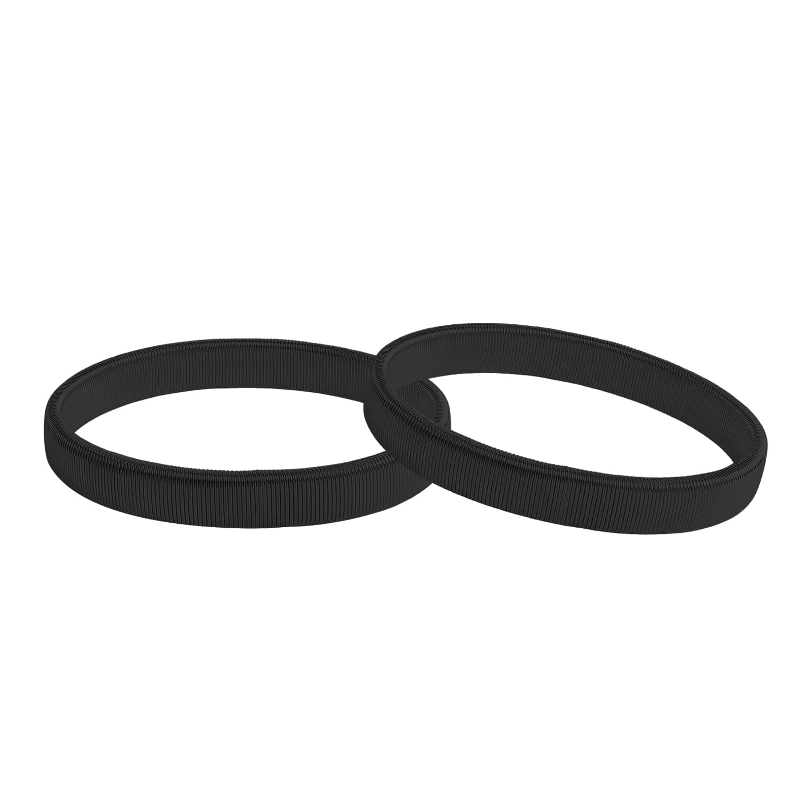 Aomig Ärmelhalter Set Hemd-Armband Herren Damen Anti Rutsch Armband für Hemden Elastische Metallmanschetten Armelhalter Herren Hemd Hemdhalter Ärmeln Sleeve Holders Kellner (Schwarz+Silber+Gold+Weiß) 2 Stück – Schwarz