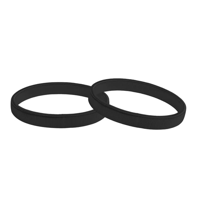 Aomig Ärmelhalter Set Hemd-Armband Herren Damen Anti Rutsch Armband für Hemden Elastische Metallmanschetten Armelhalter Herren Hemd Hemdhalter Ärmeln Sleeve Holders Kellner (Schwarz+Silber+Gold+Weiß) 2 Stück – Schwarz