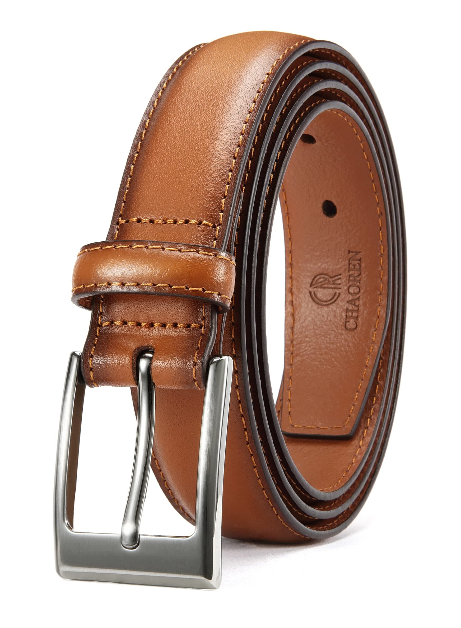 CHAOREN Ledergürtel Herren, Gürtel Herren Leder 30mm für Business und formelle Anlässe, Anzuggürtel Perfekter zu Männer Businessschuhe