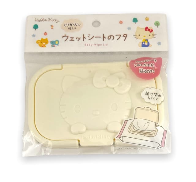 Sanrio Hello Kitty Baby Wet Paper Wet Tissue Wipe Deckel (weiß)