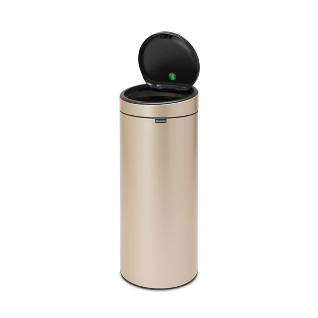 Brabantia Kitchen Touch Abfalleimer, Metallic Gold, 30 l Champagne 30 Liter