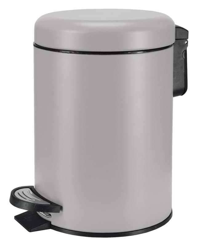 Kosmetikeimer One, Farbe: Platin, Material: Edelstahl/PP, Größe: Eimer 3 Liter 16,8 cm x 25 cm 3 Liter Platin