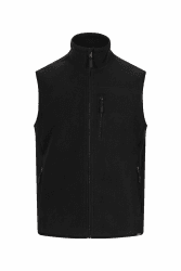 VELILLA Unisex Fleece Weste L Schwarz