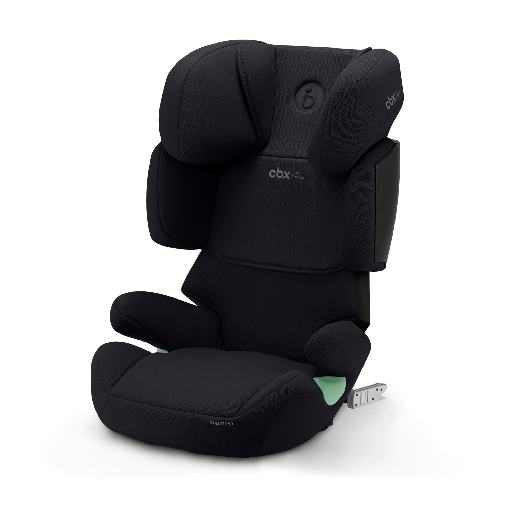 CBX by CYBEX Kinder-Autositz Solution X i-Fix, Für Autos mit und ohne ISOFIX, Ab ca. 3 bis 12 Jahre (100 - 150 cm), Ab ca. 15 bis 50 kg, Schwarz X i-Fix Schwarz
