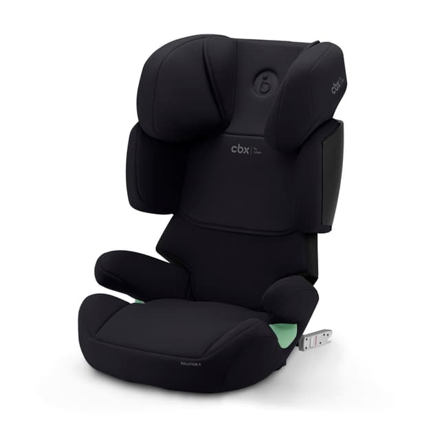 CBX by CYBEX Kinder-Autositz Solution X i-Fix, Für Autos mit und ohne ISOFIX, Ab ca. 3 bis 12 Jahre (100 - 150 cm), Ab ca. 15 bis 50 kg, Schwarz X i-Fix Schwarz