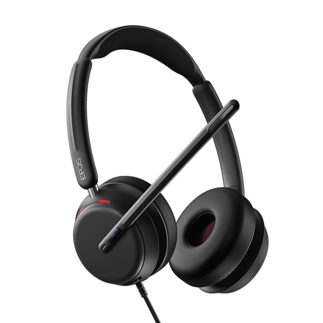 EPOS IMPACT 860T ANC - Fortschrittliches Noise-Cancelling-Headset für offene Büroumgebungen, Super-Wideband-Audio, USB-C-Konnektivität, Zertifiziert für Microsoft Teams Wired, USB-C with ANC and Microsoft Teams Certification