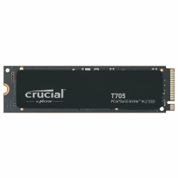 Crucial T705 2TB SSD PCIe Gen5 NVMe M.2 Interne SSD, bis zu 14.500MB/s, Microsoft DirectStorage, PCIe 4.0 abwärtskompatibel, Solid State Drive - CT2000T705SSD3 T705 (bis zu 14,500MB/s) 2TB