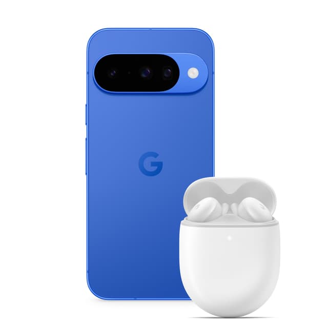 Google Pixel 10 – Android-Smartphone ohne SIM-Lock, mit Gemini und 6,3 Zoll großem Actua-Display– Indigoblau, 128GB + Pixel Buds A-Series – Kabellose Kopfhörer, Clearly White Gratis Pixel Buds A Indigoblau 128 GB