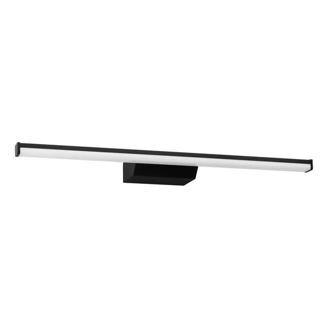 EGLO connect.z Smart-Home LED Spiegelleuchte Regello-Z, L 60 cm, ZigBee, App und Sprachsteuerung Alexa, Lichtfarbe einstellbar (warmweiß-kaltweiß), RGB, dimmbar, Bad Wandlampe, schwarz, IP44