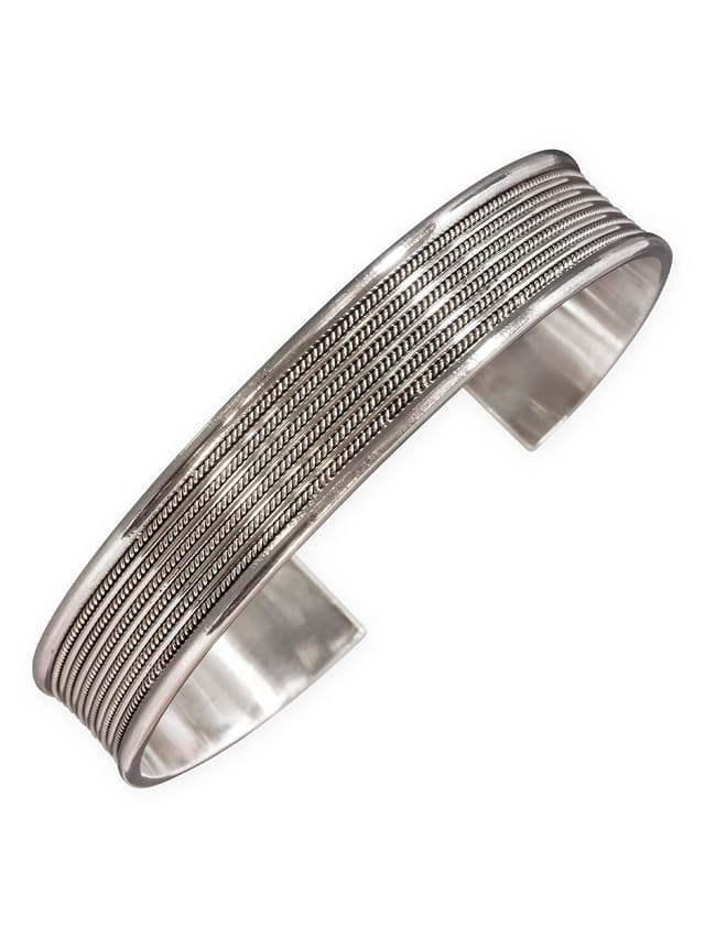 Fly Style Armreif aus 925 Sterling Silber - Wikinger Armspange - Viking Schmuck