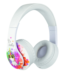 Konix Unik Gaming-Headset für PS4, PS5, Switch, Xbox - Integriertes Mikrofon - 1,2 m-Kabel - 3,5 mm Klinkenstecker - Be Funky - Motiv Einhorn