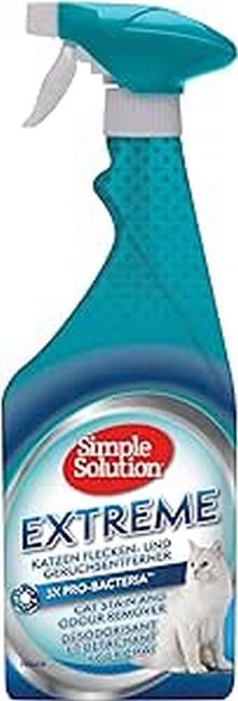 Simple Solution Extreme Katzen Flecken und Geruchsentferner 750 ml 750 ml (1er Pack)