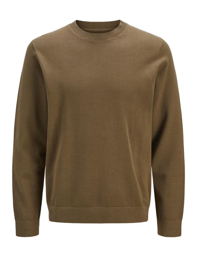 JACK & JONES Herren Jprblamilano Spring Knit Crew Neck XL Shitake