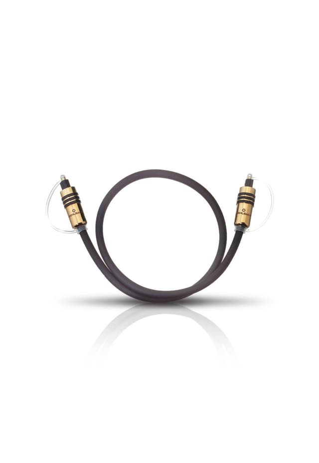 Oehlbach Hyper Profi Opto 500 - Erstklassiges optisches Digitalkabel mit Toslink-Steckern - Metallstecker, hohe Übertragungsrate - 5 m - schwarz Schwarz 5,0 m Single