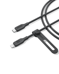 Anker USB-C auf Lightning Ladekabel, 541 Bio-Nylon Ladekabel (Phantomschwarz, 180cm), MFi Zertifiziert, Schnellladekabel für iPhone 14/ Plus/Pro Max 13/ Pro 12 11 X XS XR 180cm Schwarz