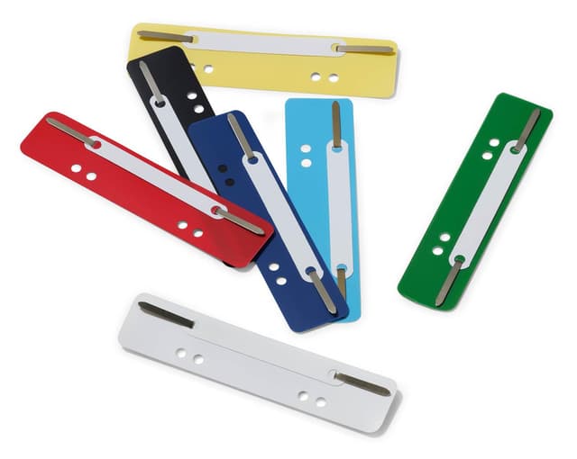 Durable Heftstreifen Kunststoff Flexi, 1 Packung à 250 Stück, farbig sortiert, 690100, Farbig sortiert farbig sortiert Single