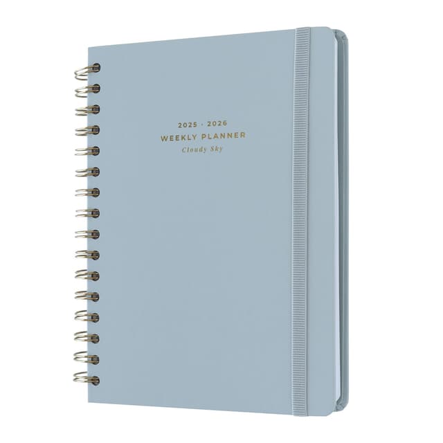Kokonote Terminplaner 2025 2026 Kalender 2026 Buchkalender Cloudy Sky Planer Schülerkalender 25/26 Studienplaner 2025/2026 - Wochenplaner Schulplaner 2025 A5 - Geschenke Schulsachen Aesthetic