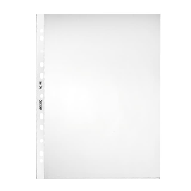 Herlitz 5824008 Prospekthülle ,A4, glasklar, Stärke: 0,06 mm, 100 Stück A4 Klassisch