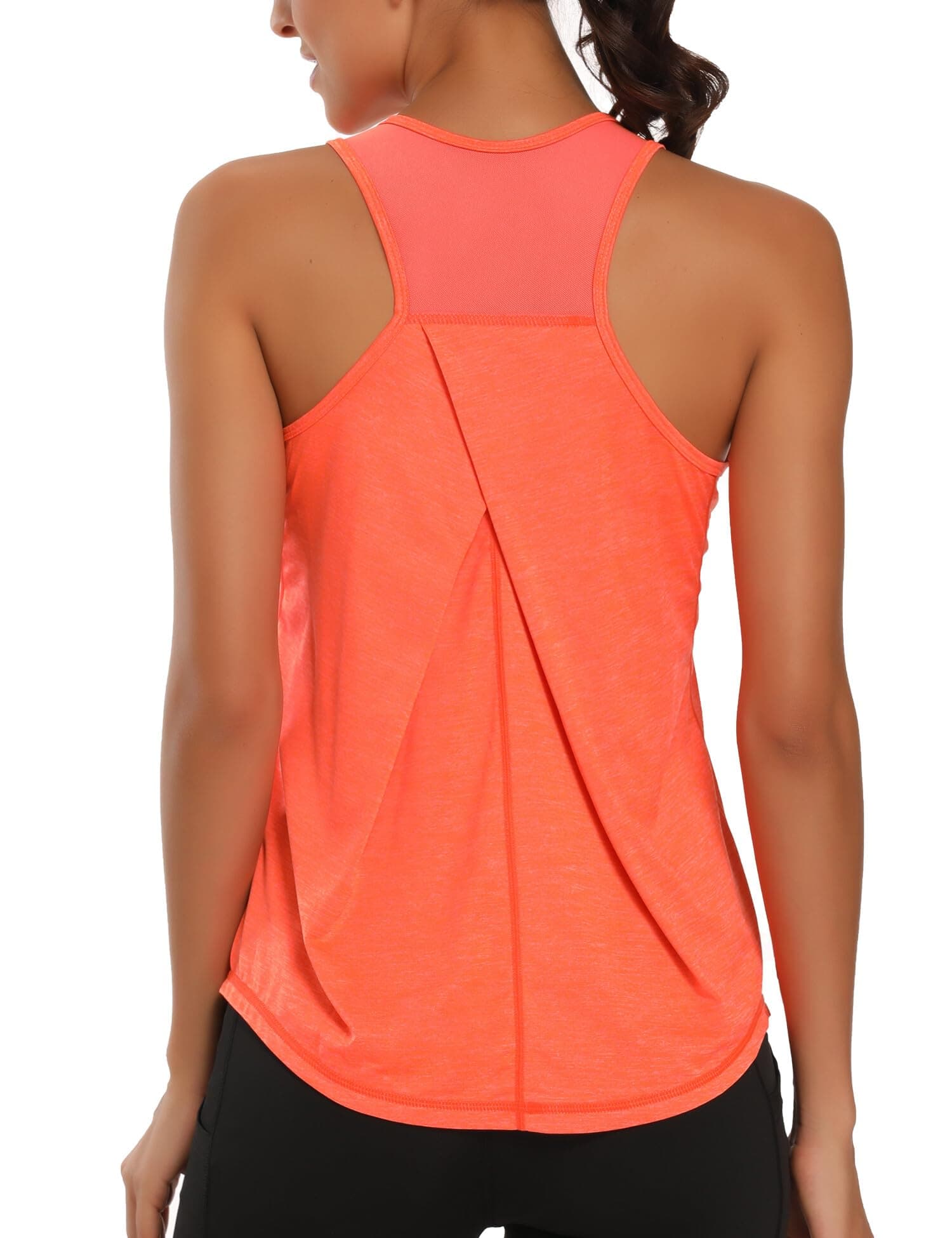 Dawnrole Damen Sport Tank Top Ärmelloses Leichte Fitness Top Yoga Oberteile