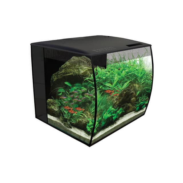 Fluval Flex Nano Aquarium 34L, Süßwasser Aquarium, schwarz schwarz 34 L