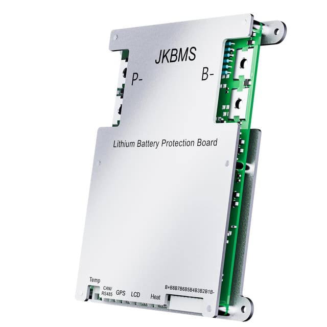JKBMS Smart BMS mit Heat CAN RS485 4S-8S 12V-24V 200A 2A Aktives Balance-BMS mit Bluetooth Batterieschutzplatine für Li-Ion,LiFePO4 und LTO Lithium-Akkupacks (JK-B2A8S20P-HC) 4S-8S 200A 2A Smart BMS + HEAT + CAN