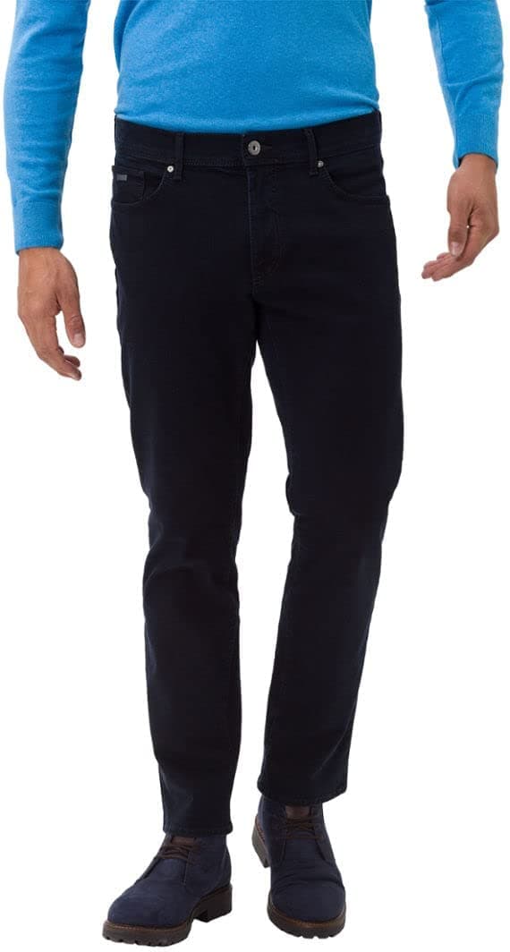 BRAX Straight Jeans Cadiz 5-Pocket Premium Flex dunkelblau 44W / 32L Blue Black