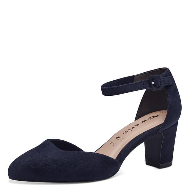 Tamaris Damen Pumps Vegan 37 EU Navy