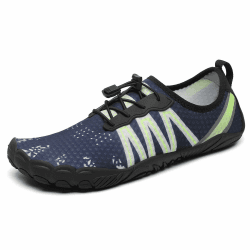 Mishansha Unisex Badeschuhe Leicht Atmungsaktive rutschfeste Barfußschuhe mit Dicker Sohle, Gr. 36-46 Fichten Blau 40 EU
