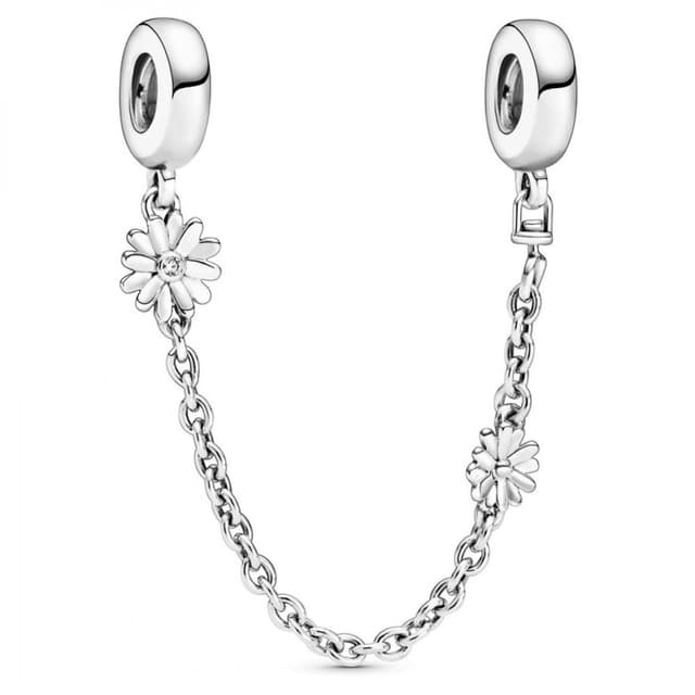 Pandora Garden Sterling Silber Gänseblümchen-Kollektion Sicherheitskette