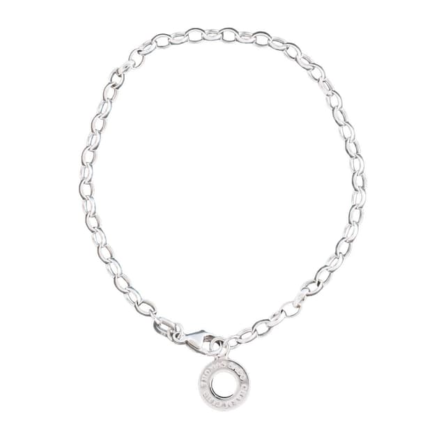 Thomas Sabo Damen Charm-Fußkette Classic 925 Sterling Silber X0034-001-12 Single 26,00 cm