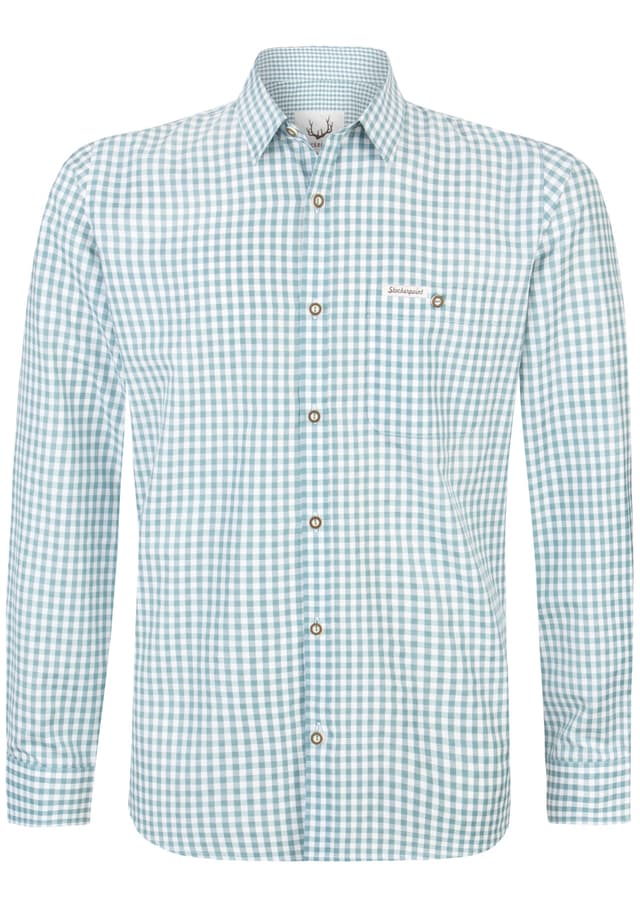 Stockerpoint Herren Trachtenhemd Campos3 I Größe S-4XL I Traditionelles & modernes Design I Atmungsaktiv & pflegeleicht I Hochwertige Verarbeitung I Perfekt für Trachten & Festlichkeiten 3XL Petrol