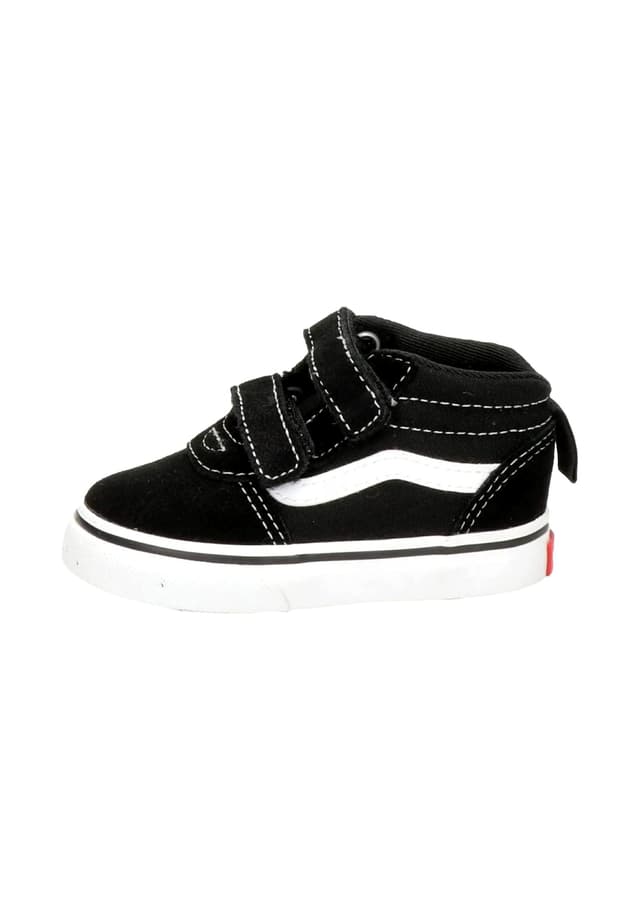 Vans Unisex Ward Mid V Sneaker 36 EU Suede Canvas Black White