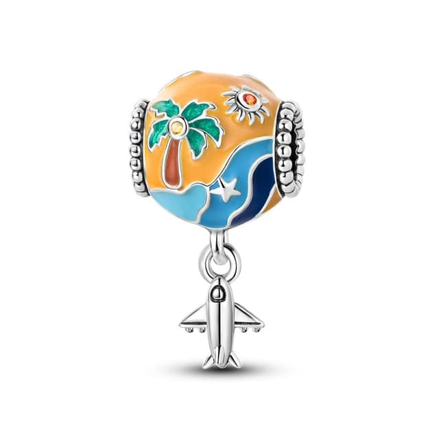 QIKAOLA S925 Silberanhänger passend für Pandora-Armbänder Anhänger Damenschmuck Geschenk KJC1110