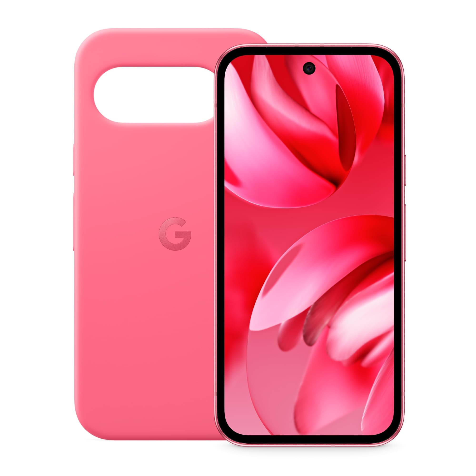 Google Pixel 9a: Android-Smartphone ohne SIM-Lock, mit KI-Kamera, 24 Stunden Akkulaufzeit und leistungsstarken Sicherheitsfunktionen – Peony, 128G B+ Pixel 9a Case, Peony Mit Case Peony 128GB